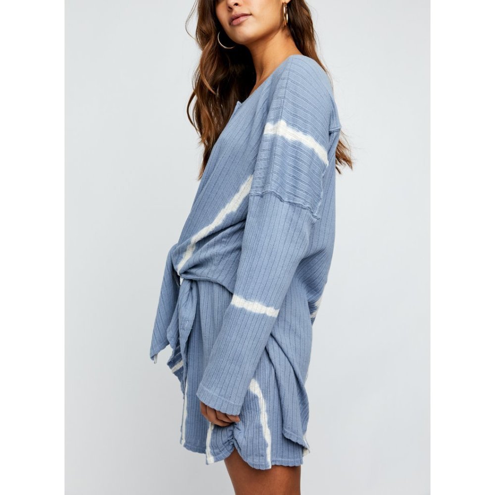 NWT Free People Little Dream Sleep Set / Blue - Picture 2 of 8